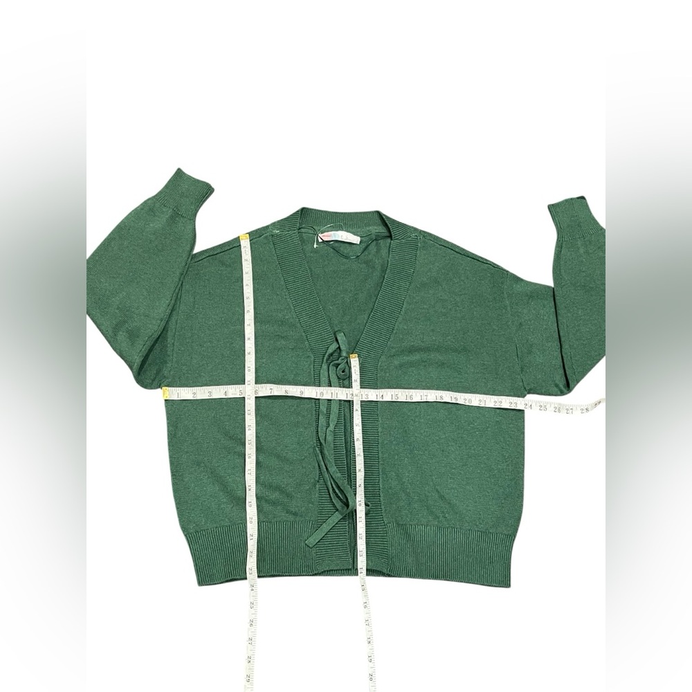 NWOT FREE PEOPLE BEACH Womens Solar Cardigan & Pants Set In Green Size Small - Picture 12 of 13